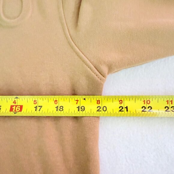 NWT Buffalo David Bitton Men's Pullover Logo Beige Hoodie Sweatshirt Size Medium - Picture 11 of 12